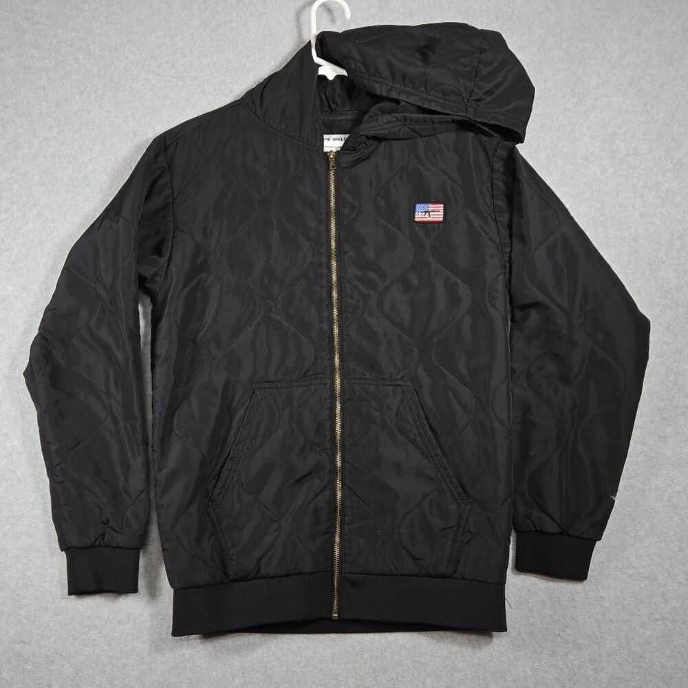 Black Rifle Hoodie Sweater Full Zip Small diamond Quilted